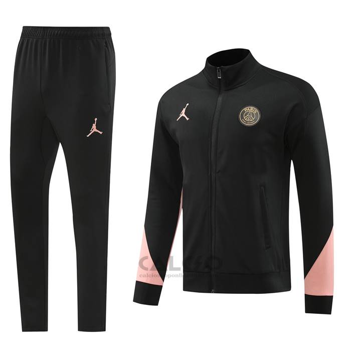 Tuta da Track di Giacca Paris Saint-Germain Jordan 2024-2025 Nero